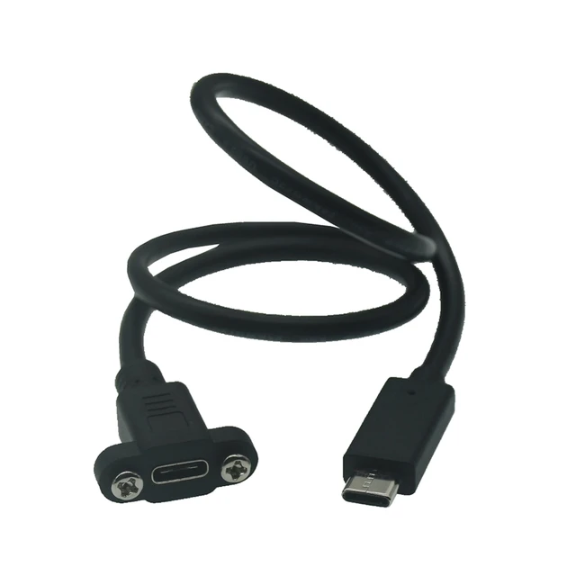 Cabo USB 1 Metro 3.1 Tipo C Macho X USB 3.0 Fêmea