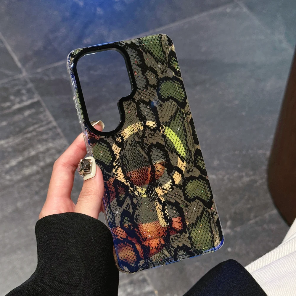 Luxury Aurora Love Magnetic Case with Floral Design