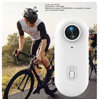 Small Sport Action Camera ABS Loop Recording 120 Degree Wide Angle Maximum Support 256GB 8MP 4K Cat Collar Camera for Outdoor 2