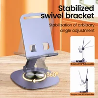 Olaf Rotating Table Cell Phone Holder Support Desktop Stand For iPad Samsung iPhone 15 14 13 Mobile Mount 2