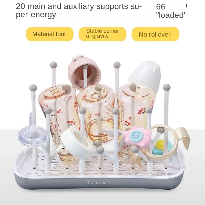 Baby Bottle Drying Rack Detachable Milk Bottle Stand Drying and Draining Rack for Baby Storage Portable Holder