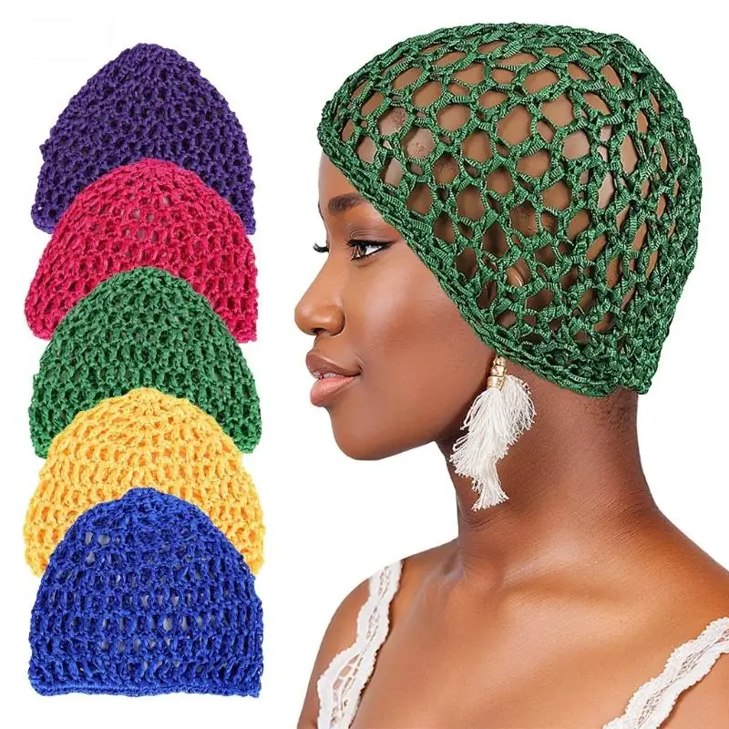 Hollow Mesh Crochet Hair Net Woven Hair Cap Bonnet Night Cap Sleep Cap For Women Wig Head Cover Accessories For Sleeping 4 S468c85a25d044416a42e271686c646c9r