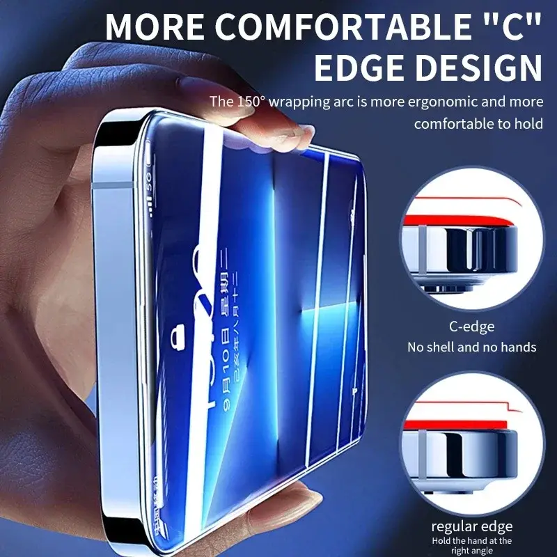 3Pcs Tempered Glass for iPhone 14 13 12 11 15 Pro Max Mini Screen Protector for iPhone 17 XR XS MAX 7 8 Plus 16 Protective Glass - Image 4