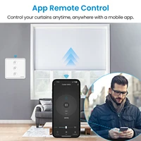 LoraTap Tuya Smart Life Roller Shutter Curtain Pushbutton Switch Remote Control via Google Assistant Alexa - Image 2