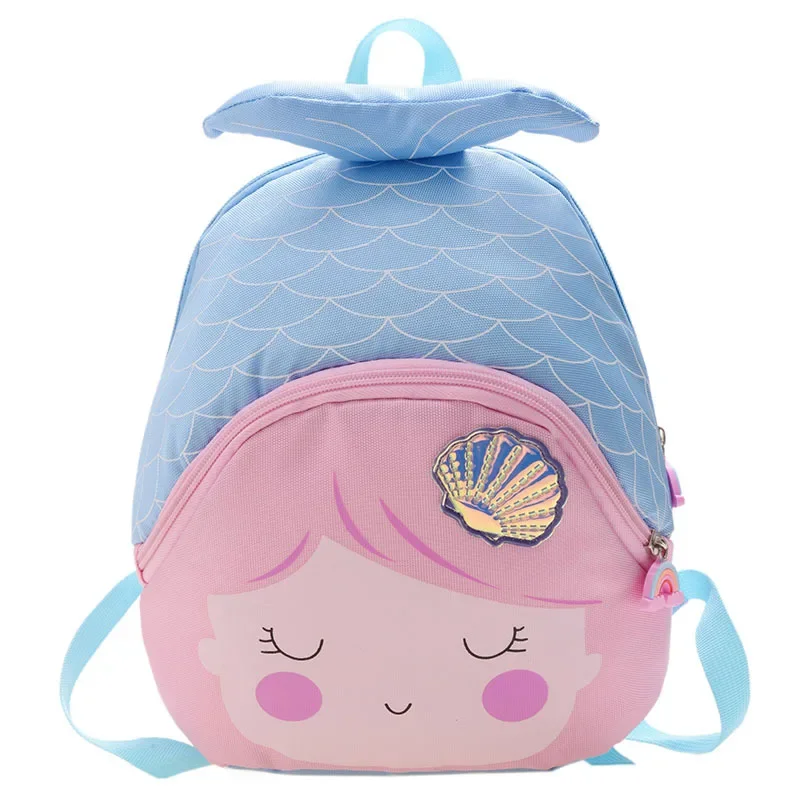 Cartoon Child Backpack Girl Princess Bags Mermaid Kindergarten Cute Toy Bags Baby Backpack Outdoor Early Education Backpack 5