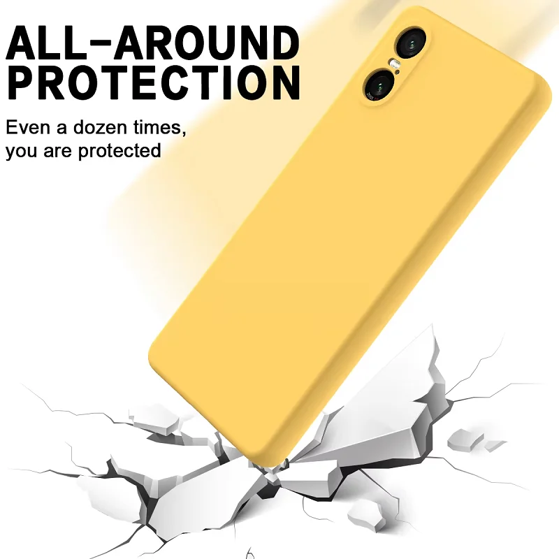 Liquid Silicone Soft Back Protective Phone Case Cover
