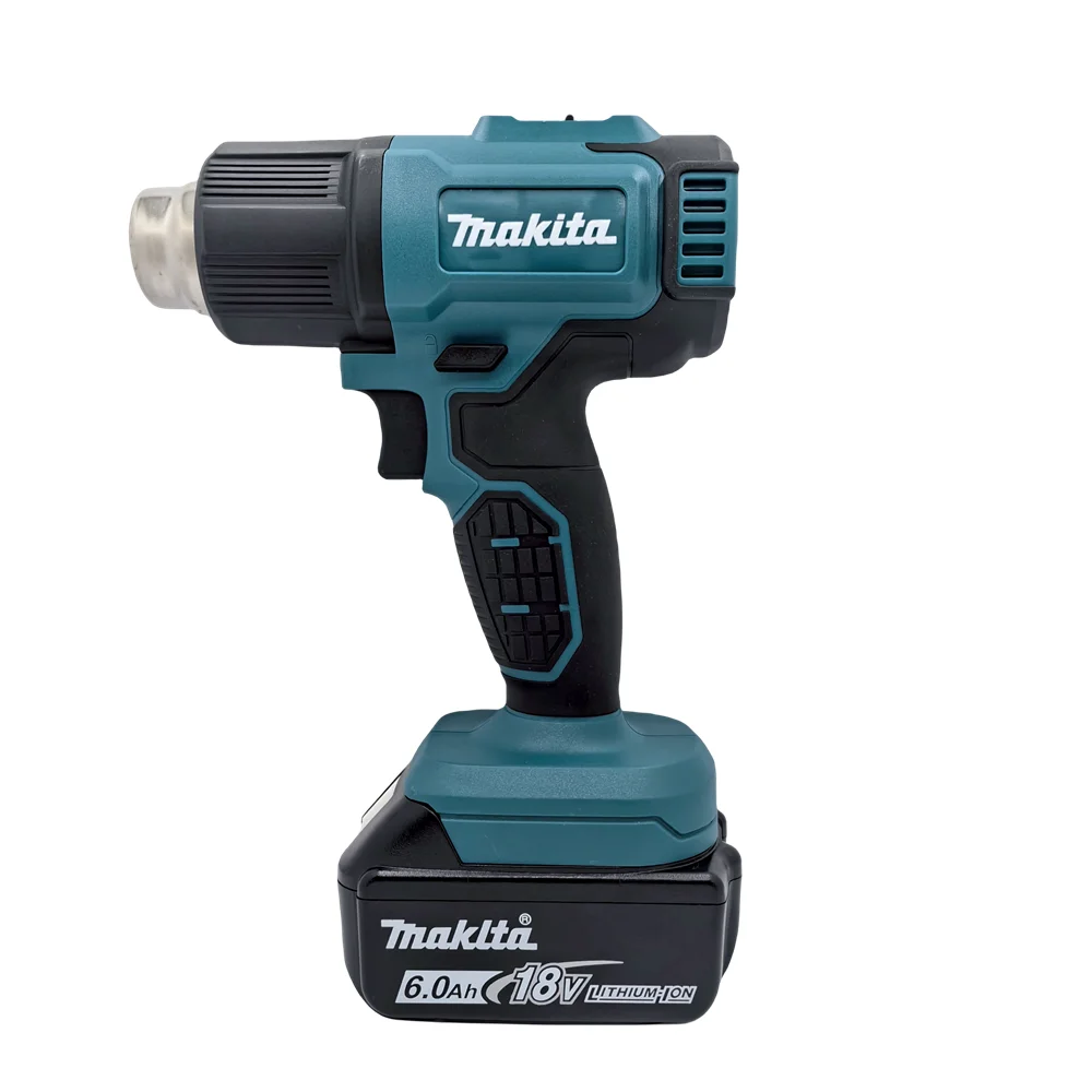 Makita 18v Hot Air Baking Gun Tools Cordless Heat Gun Air Dryer For Soldering Max 550&deg;C Shrink Film Wireless Rechargeable DHG181