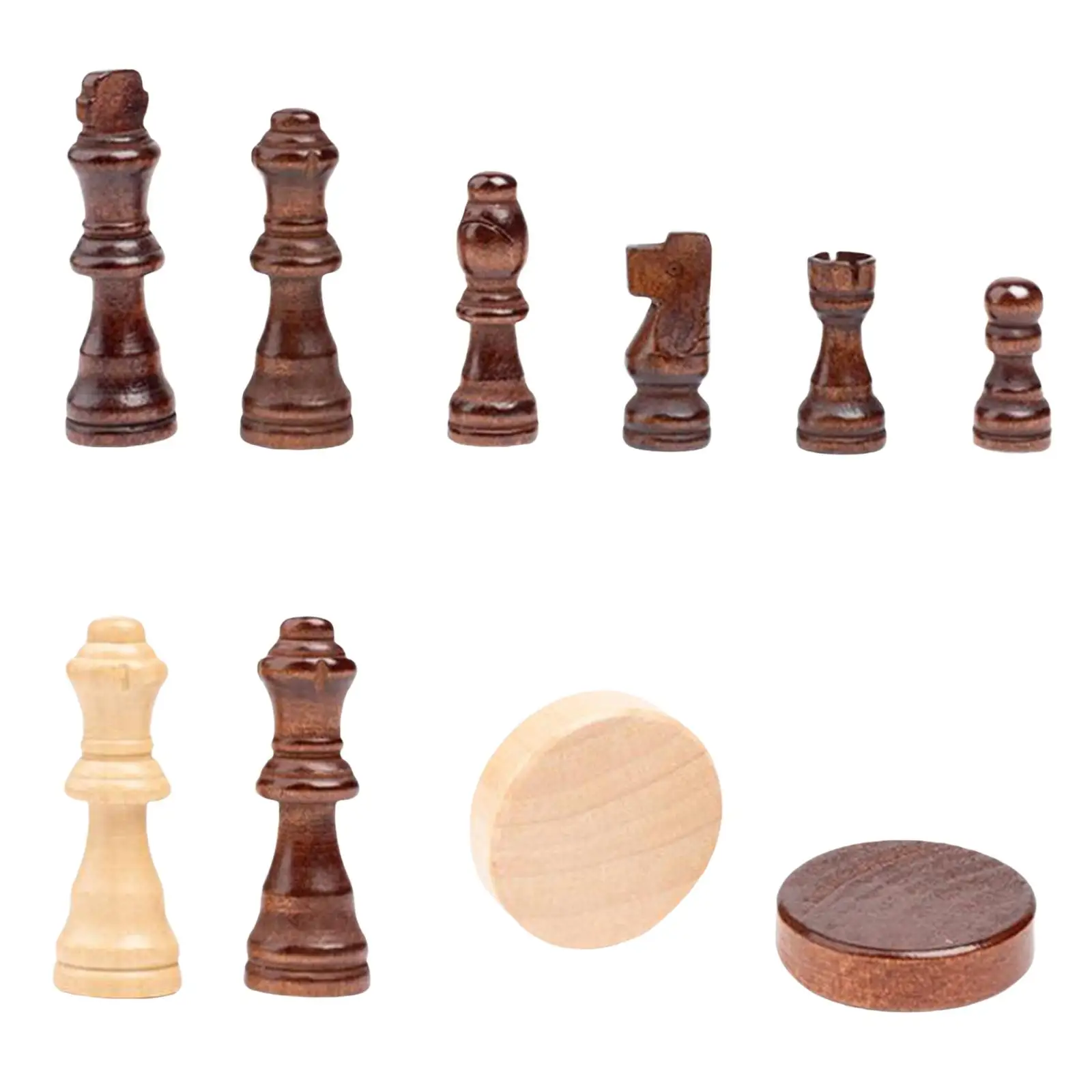 Chess Set Christmas Gift Folding Chess Board Wooden Chess Board Game Educational Games for Boys Girls Kids Adults Teen Beginner