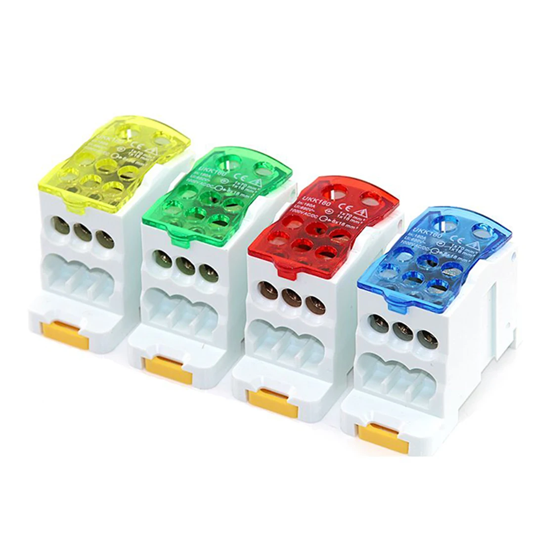 Description Picture 2 of itemElectric Split Din Rail Terminal Block Junction Box Power Wire Electrical Connector UKK80A 125A 160A 250A 400A 500A