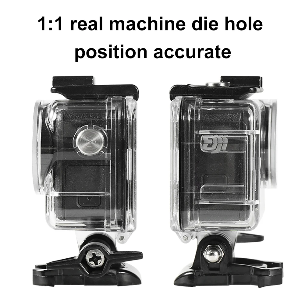 60M/196FT Waterproof Case Diving Housing Case Anti-Fog Underwater Dive Housing for DJI Osmo Action 5 Pro/4/3 Camera Accessories