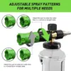 ROUE high pressure washer foam gun kit with five-color nozzle 4080PSI, M22-14 water outlet connector, suitable for Bosch Nilfisk 2