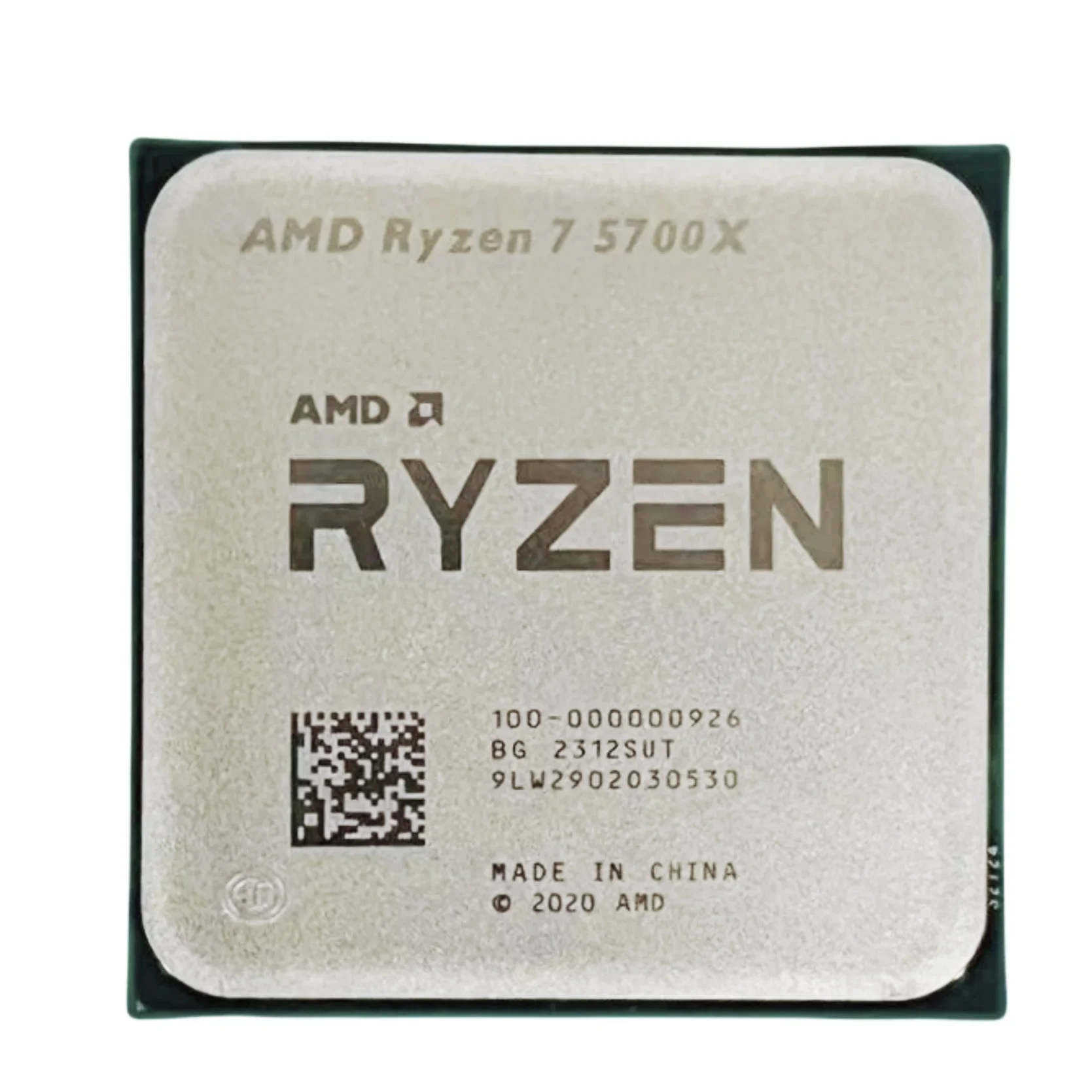 AMD 라이젠 7 5700X 8코어 16스레드 CPU 프로세서 3.4GHz 최대 4.6GHz L3 32MB 65W 7nm AM4 소켓 DDR4 트레이 팬리스 게이밍