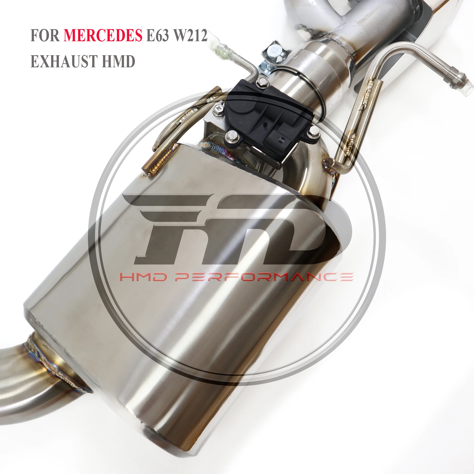 HMD Stainless steel Exhaust System Performance Catback for Mercedes Benz AMG E63 E300 W211 Muffler With Valve