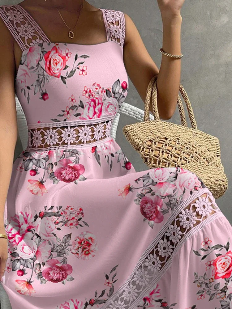 2025 Summer Dresses for Women Multi-Color Abstract Heart