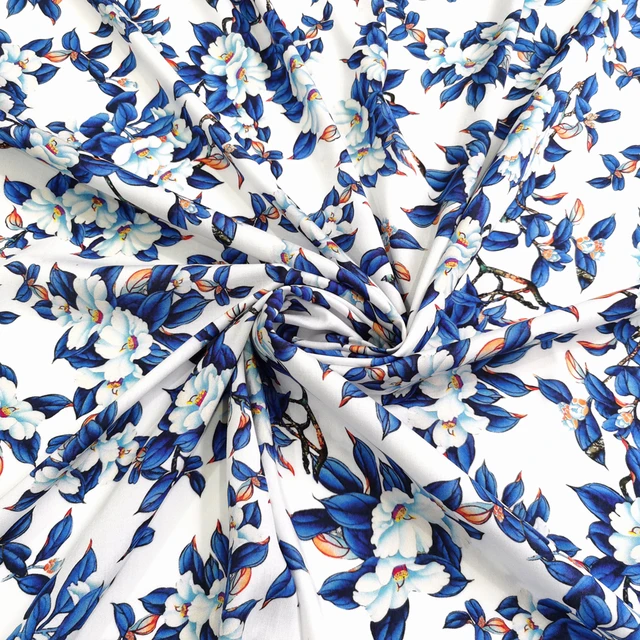 Cotton Fabrics - 100% Cotton Fabrics Sewing Clothes Floral Printed  Patchwork Diy - Aliexpress