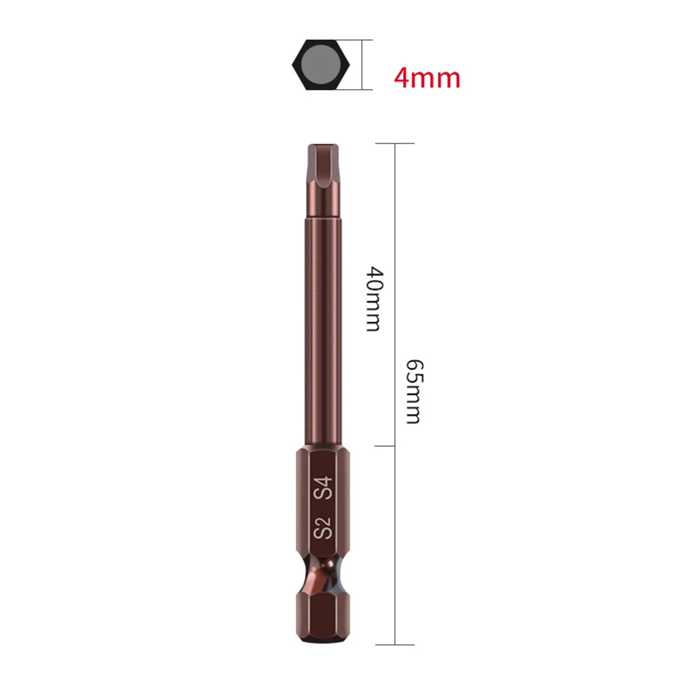 1pc 65mm Sechskant-schraubendreher-bits H1,5-H6mm Magnetische Sechskantschaft Elektrische Schraubendreher-bits Power Werkzeug Teile – Detail 22