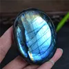 AAA 80-300G Natural Yellow Rainbow Labradorite Crystal Healing Madagascar 2