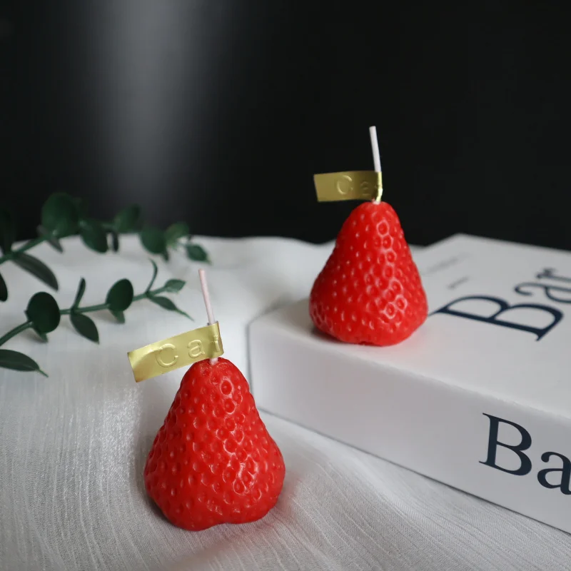 Strawberry Low Temperature Candles48Soy Wax Sex ToyssmWax Drip Props Couple Bed Flirting Training Tools