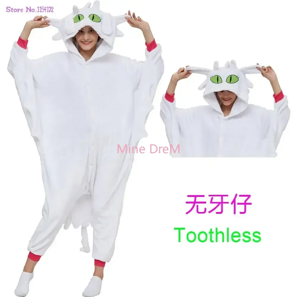 Dragon Kigurumi Oneises Pajam Anime Night Evil Toothless Costume Jumpsuit Pajamas Funny Dinosaur Animal