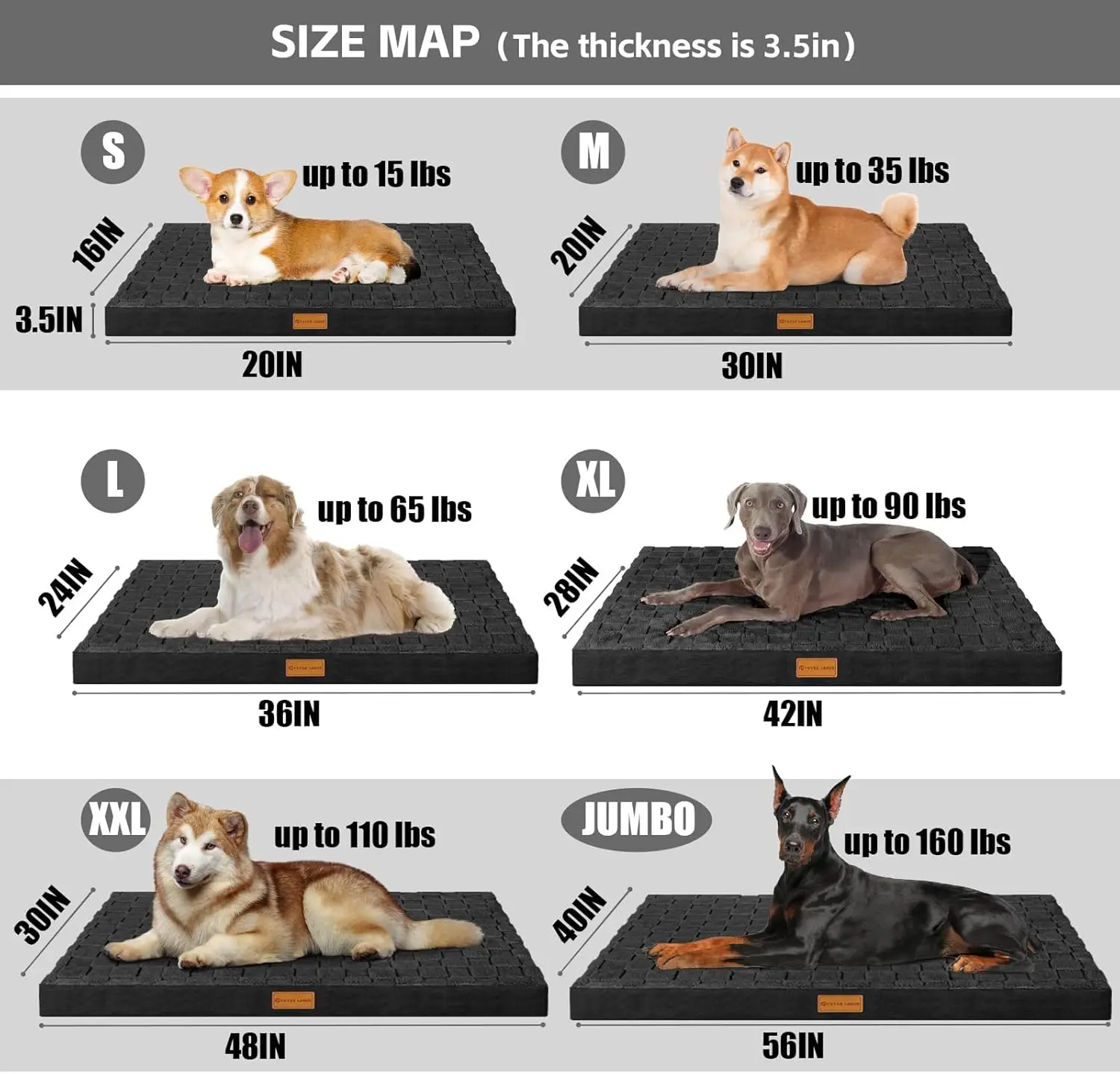 Orthopedic dog bed - image 5