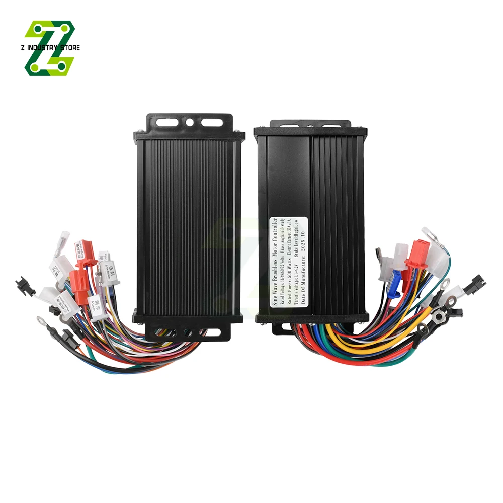 Kit Controller Motore Brushless 500W a Onda Sinusoidale per E-Bike 36V-72V, Controller per Scooter Elettrico a Tre Modalità, Silenzioso e ad Alta Efficienza - immagine 5