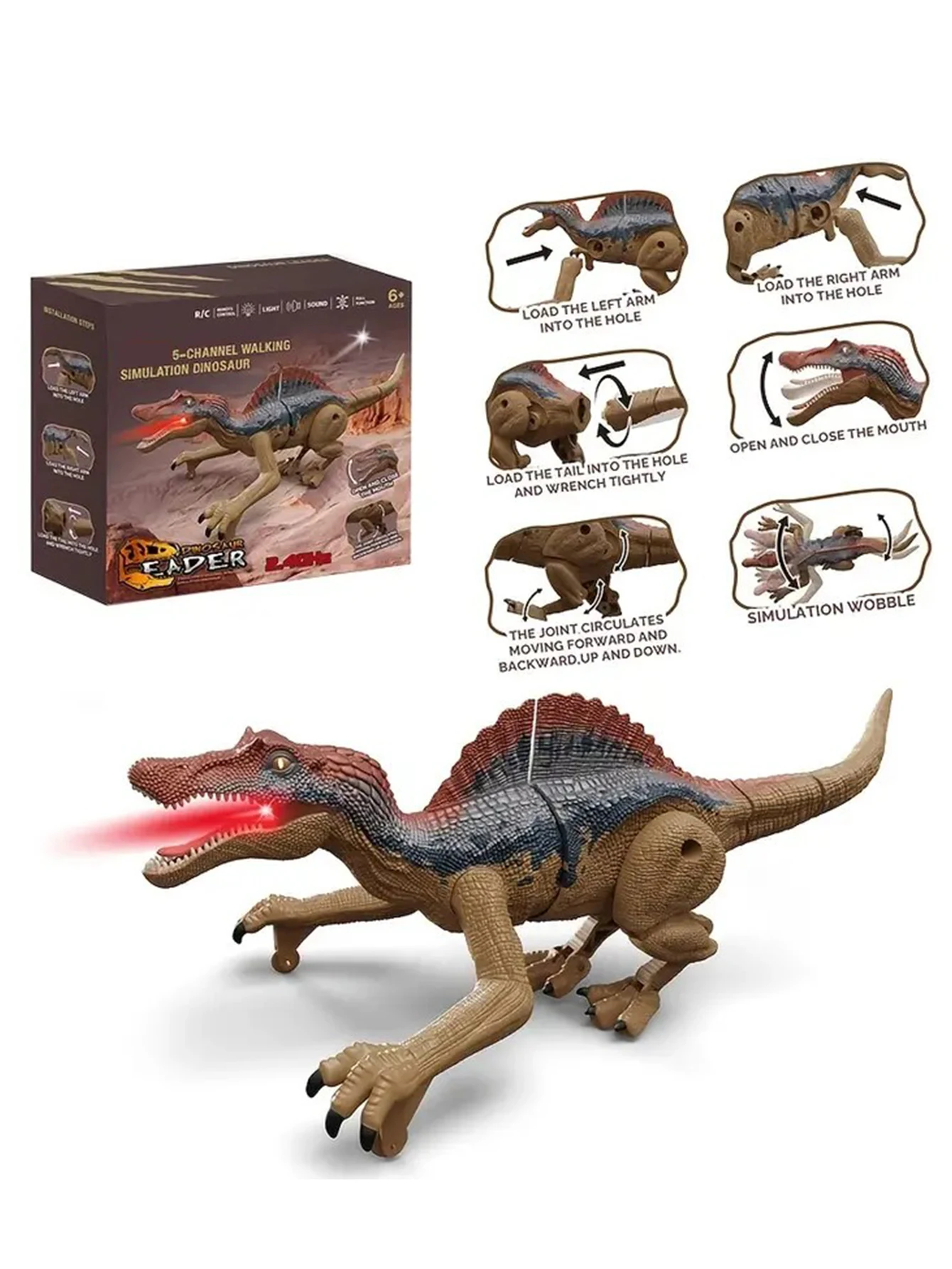Robot Toy 3 6y 6 12y 14 y Rc Animals Dinosaurs Toy