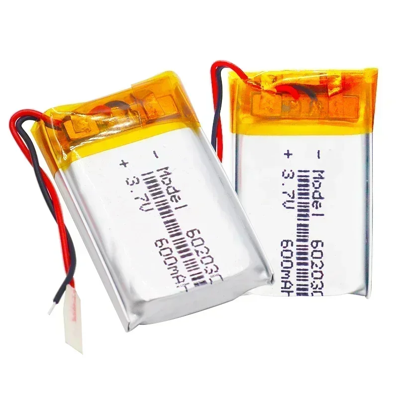 Lithium Batteries 3.7V 600mAh 602030 502030 052030 Lithium Polymer for Wireless Bluetooth Headset Toy Smart Watch