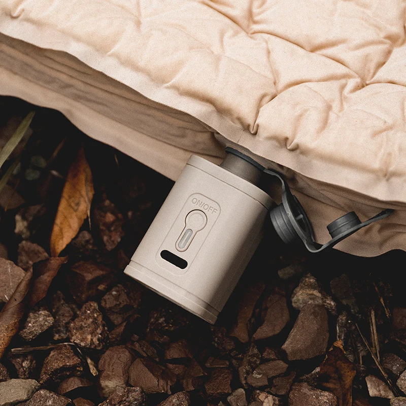 

Mini Electric Inflatable Pump Ultralight Camping Portable Air Pumps With 5 Nozzles Type-C Charging For Inflatable Mattress Mat