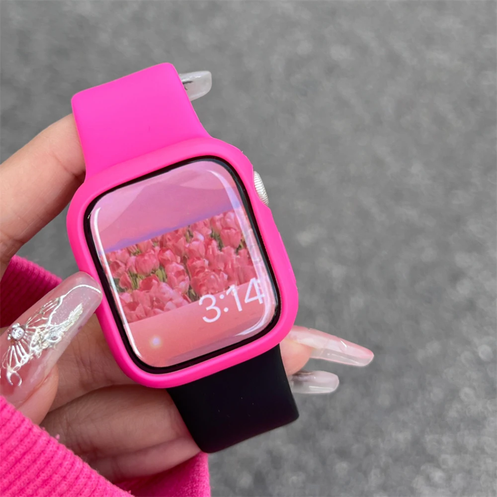 Cute Y2K Strap Case For Apple Watch 41mm 45 38mm 40mm 42