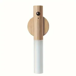 LED Rechargeable Ambient Night Light - Smart Motion Sensor (Ash Wood)