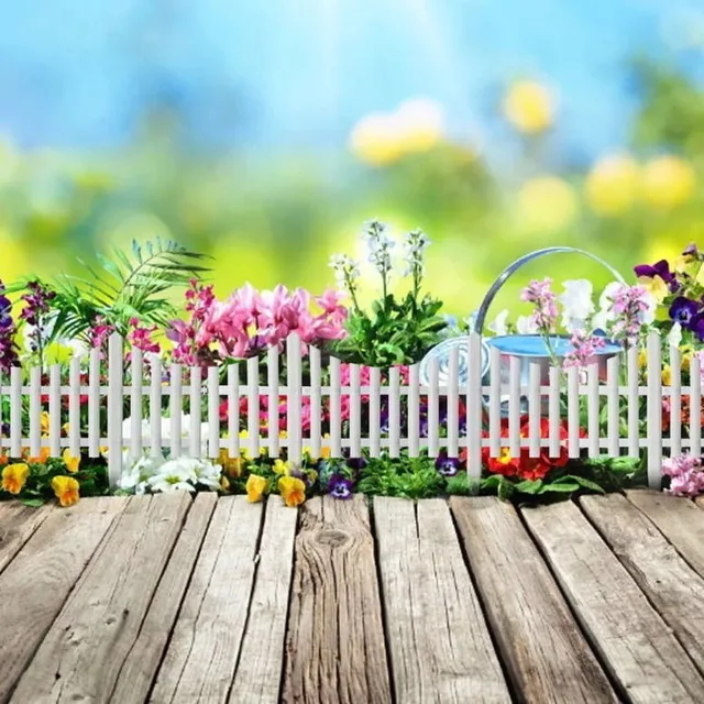 20 Db Kert Kerítés Kerti Határ Dekoratív Műanyag Széle Udvar Esküvői Dekoráció Nagykereskedelem - Image 4