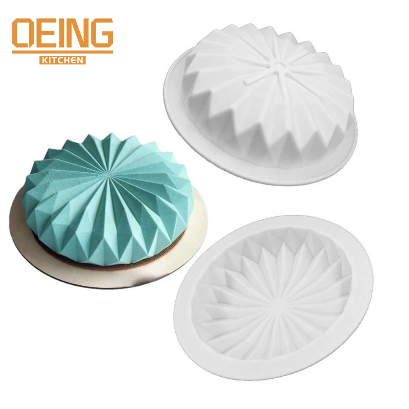 Wulekue Silicone Molds Cake decorating Baking Tools For 3D Diamond Heart  Mold Chocolate Sponge Cakes Chiffon Mousse Dessert