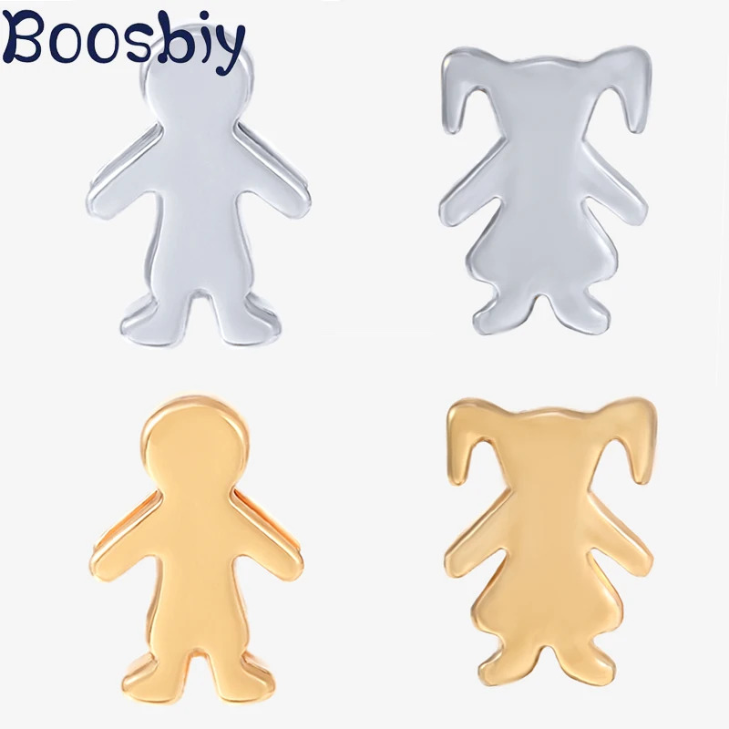 

Шарм-бусина из нержавеющей стали для мальчиков и девочек, 10 мм, 2 шт./партия