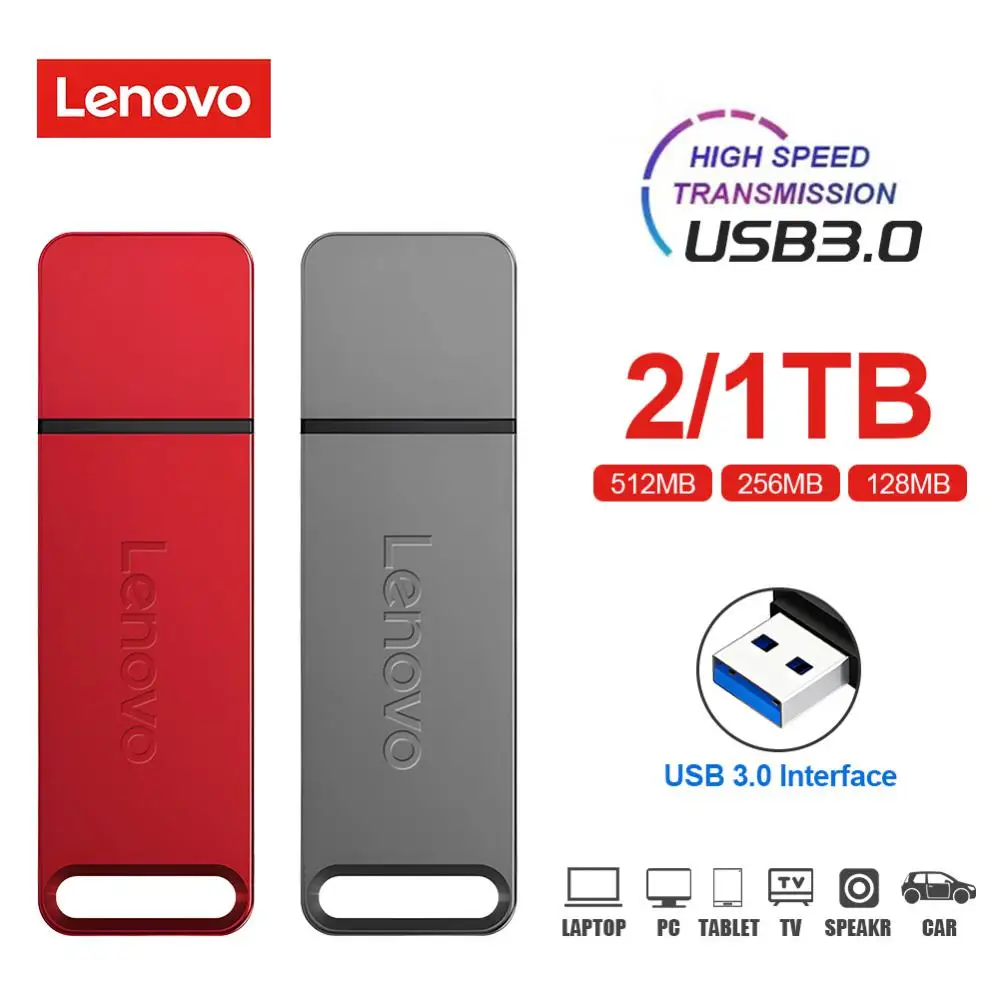 Lenovo Usb 3.1 Chiavette Usb 2Tb 1Tb Pen Drive 128Gb Usb Flash Memory Stick Regalo Di Festa Usb Memory Drive Per Pc/Laptop/Telefono
