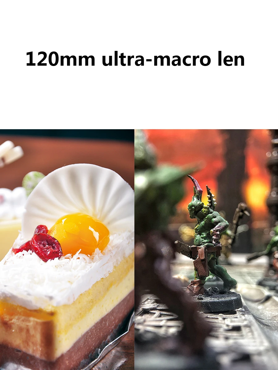 전화 120mm 울트라 매크로 렌즈 가상화 배경 외부 범용 속눈썹, 드랍 퍼즈 매크로 사진 렌 핸드폰