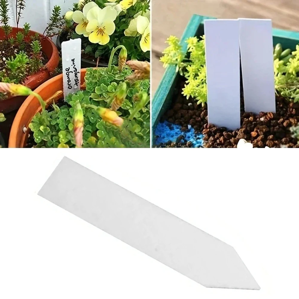 Flower Plant Labels Garden Plant Labels Plant Accessories Flower Pots Plastic Tags Nursery Markers Label Tray Mark DIY Tool