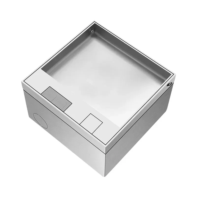 스테인리스강 내장 바닥 소켓, 숨겨진 접지 소켓, 금속 패널, USB, EU, FR, IL, IT, 한국 타일 충전 바닥 소켓, 130x130mm