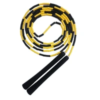 NEVERTOOLATE 19cm long PP handle Soft PVC beads 300cm 3m skip jump rope freestyle tricks crossfit no tangle fitness 1