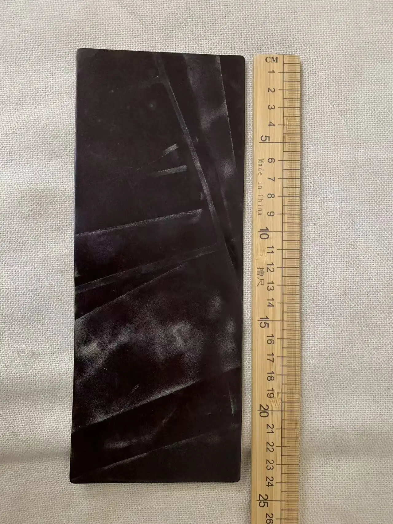 디펙트 9cm25cm, 천연 가죽 스크랩, 일본산 코르도반, 블랙 커피 색상