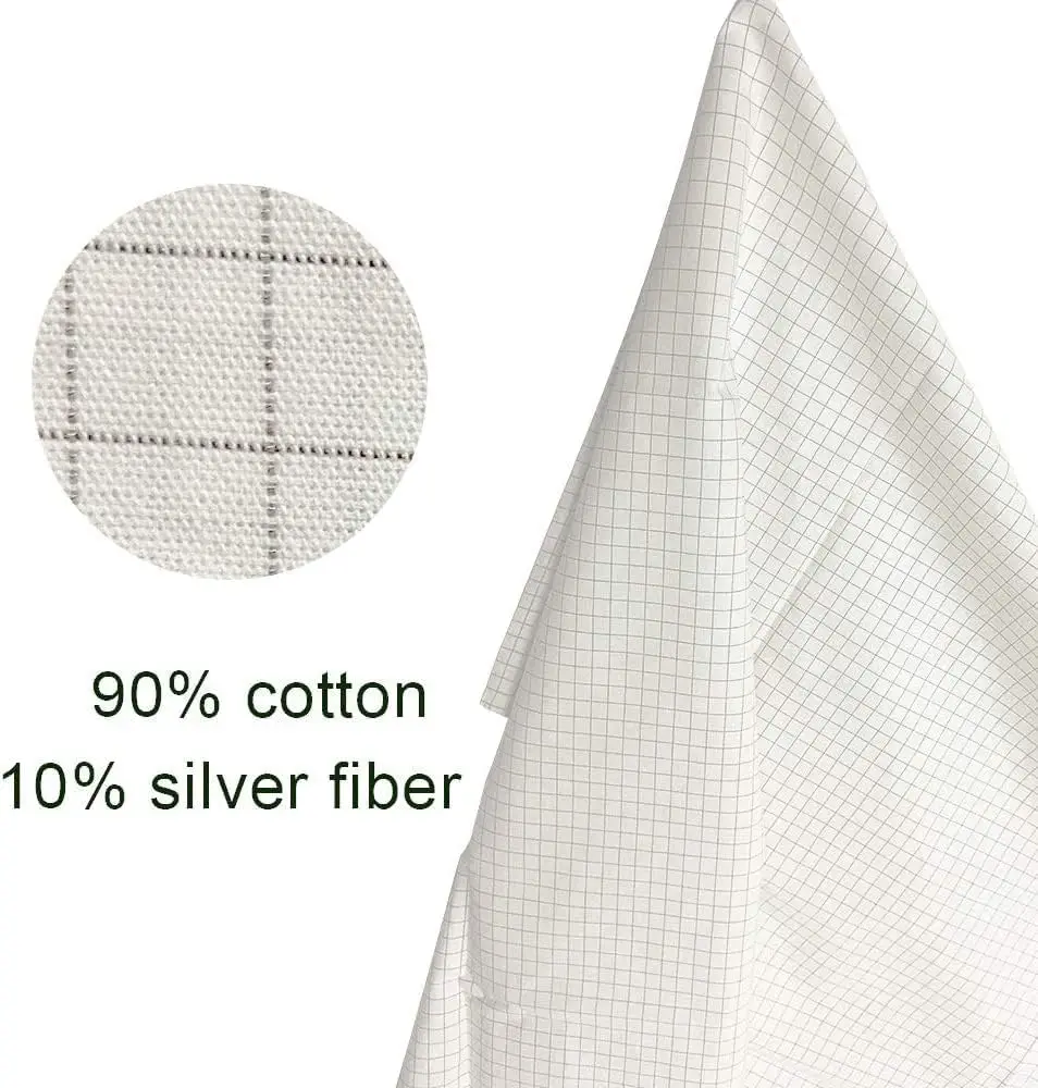 Grounding Fitted/Flatted Sheets with 10% Silver Fiber & Organic Cotton-Conductive with Grounding Cord, Grounding Keep Good Sleep 5