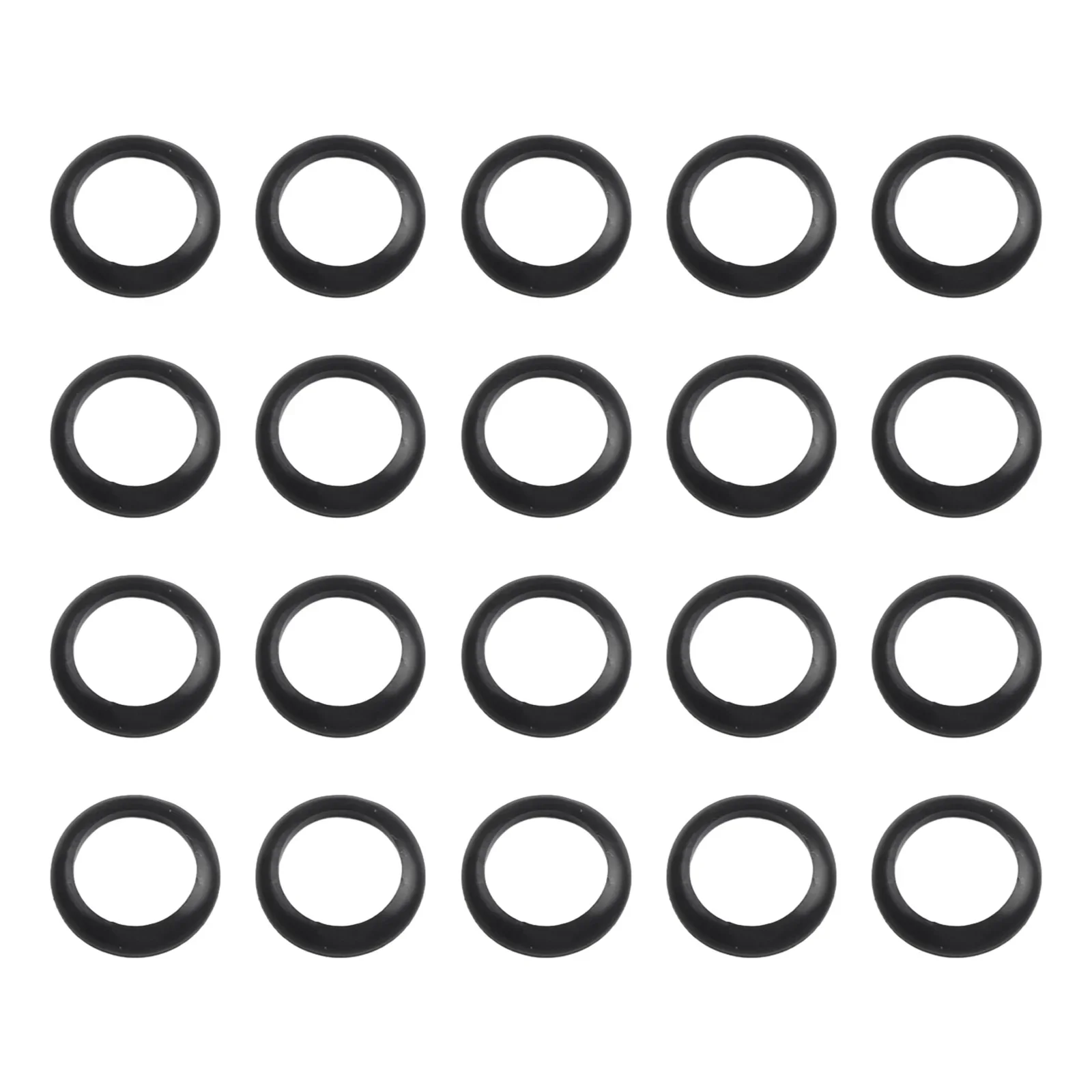 Fishing Rod Tool 20pcs/Pack Fishing Rod Building Elastic Winding Check Dress Ring Trim Adapter Rubber Winding Pesca Iscas Fish Tackle Accessories