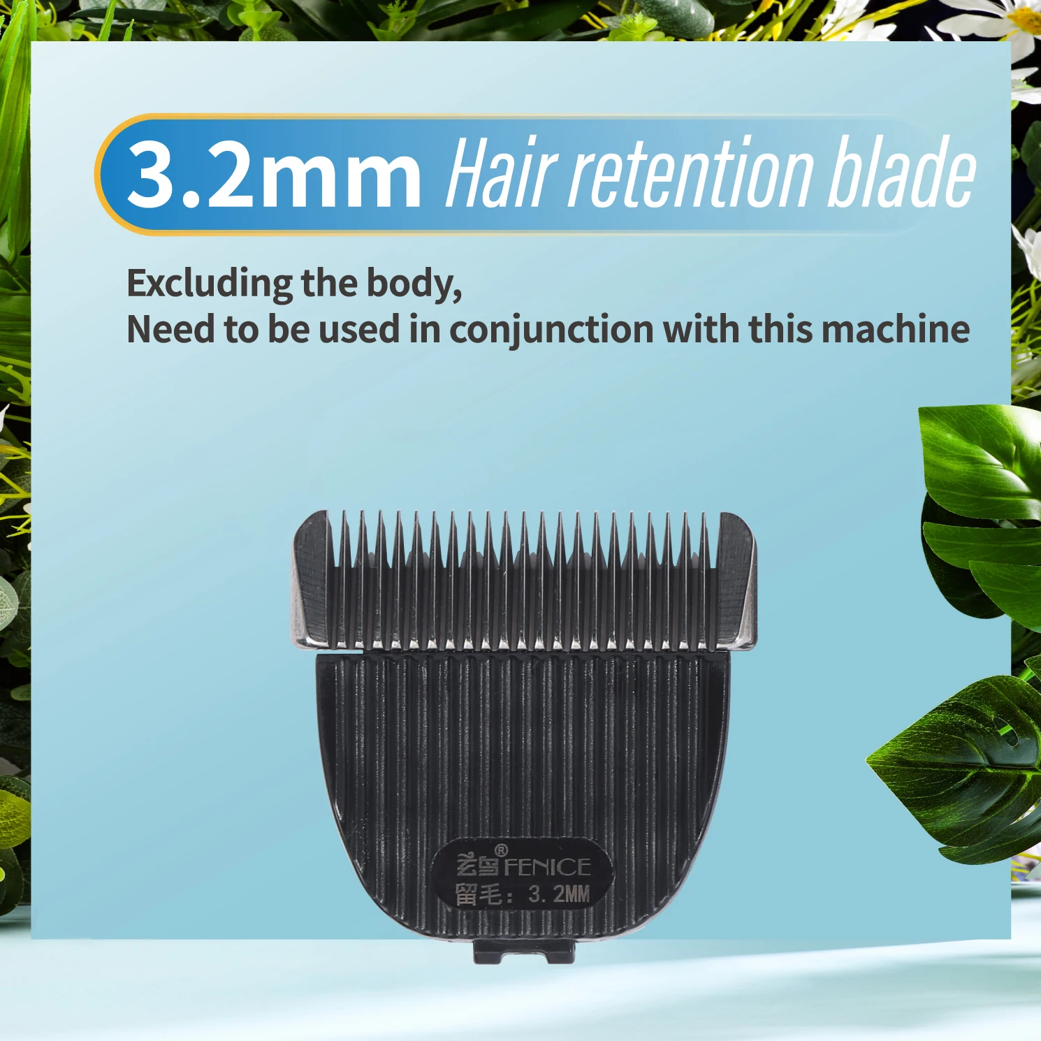 Fenice Spare Hair-length Blades for Pet Clippers P200 Machine