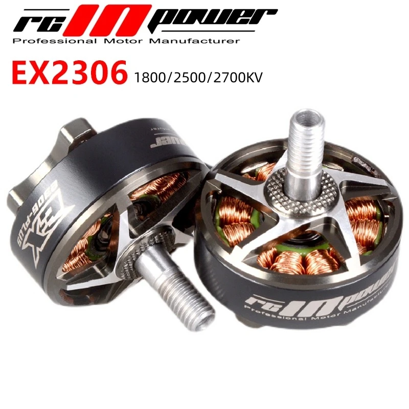 

4PCS RCINPOWER EX2306 PLUS Brushless Motor 1800KV 2500KV 2750KV for RC FPV Racing Freestyle 5inch Drones Replacement DIY Parts