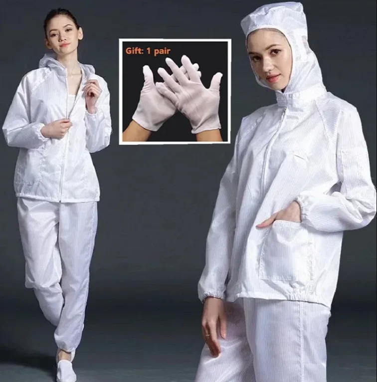 

Isolation Split Type Work ClothesUnisex Reusable Anti-Static Safety Clothing With Pockets Dust-Proof Clean Paint Materials