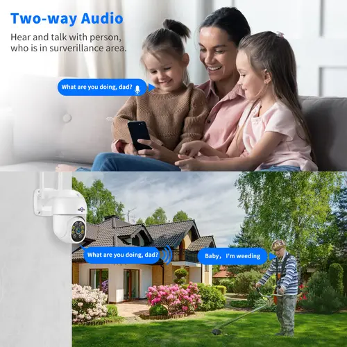 Hiseeu 5MP Wireless WiFi Camera System Outdoor Motion Tracking Audio Video Recorder CCTV Cameras 10CH NVR Video Surveillance Kit - Image 2
