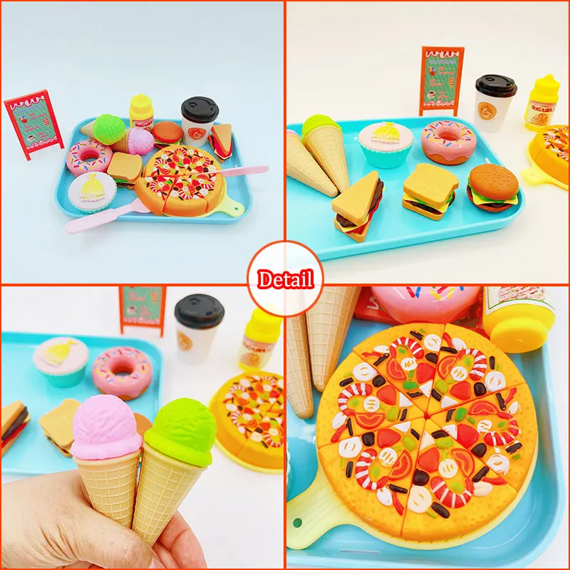 Plastic Pretend Play Kitchen Food Toys for Kids