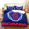 Scania Truck Logo Duvet Cover Set Bedding for Aldult Kids Bed Set Game Quilt Cover Comforter Cover Bedding Set 4