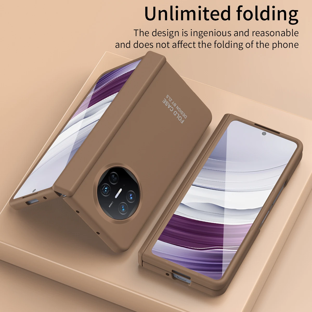 

Mate X5 приятный на ощупь складной чехол с петлями для телефона Huawei Mate X2 X3 X5 5G защитный экран Закаленное стекло пленка матовый жесткий чехол