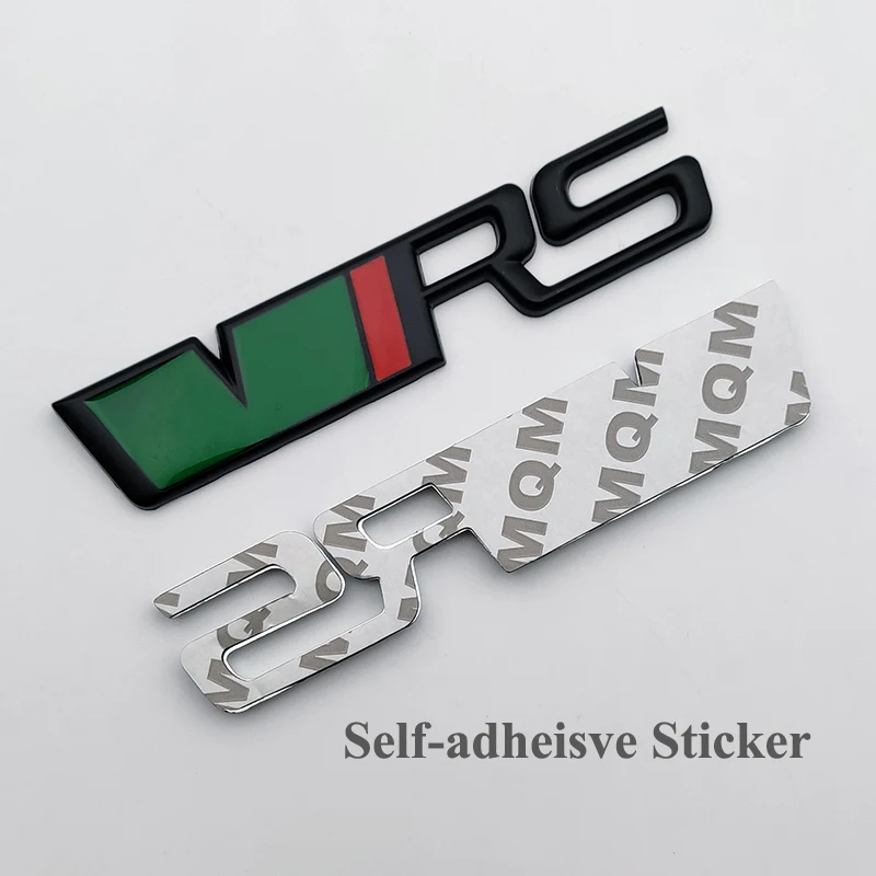 3D RS VRS Emblem Typenschild Front Kühlergrill Kofferraumabzeichen – Bild 2