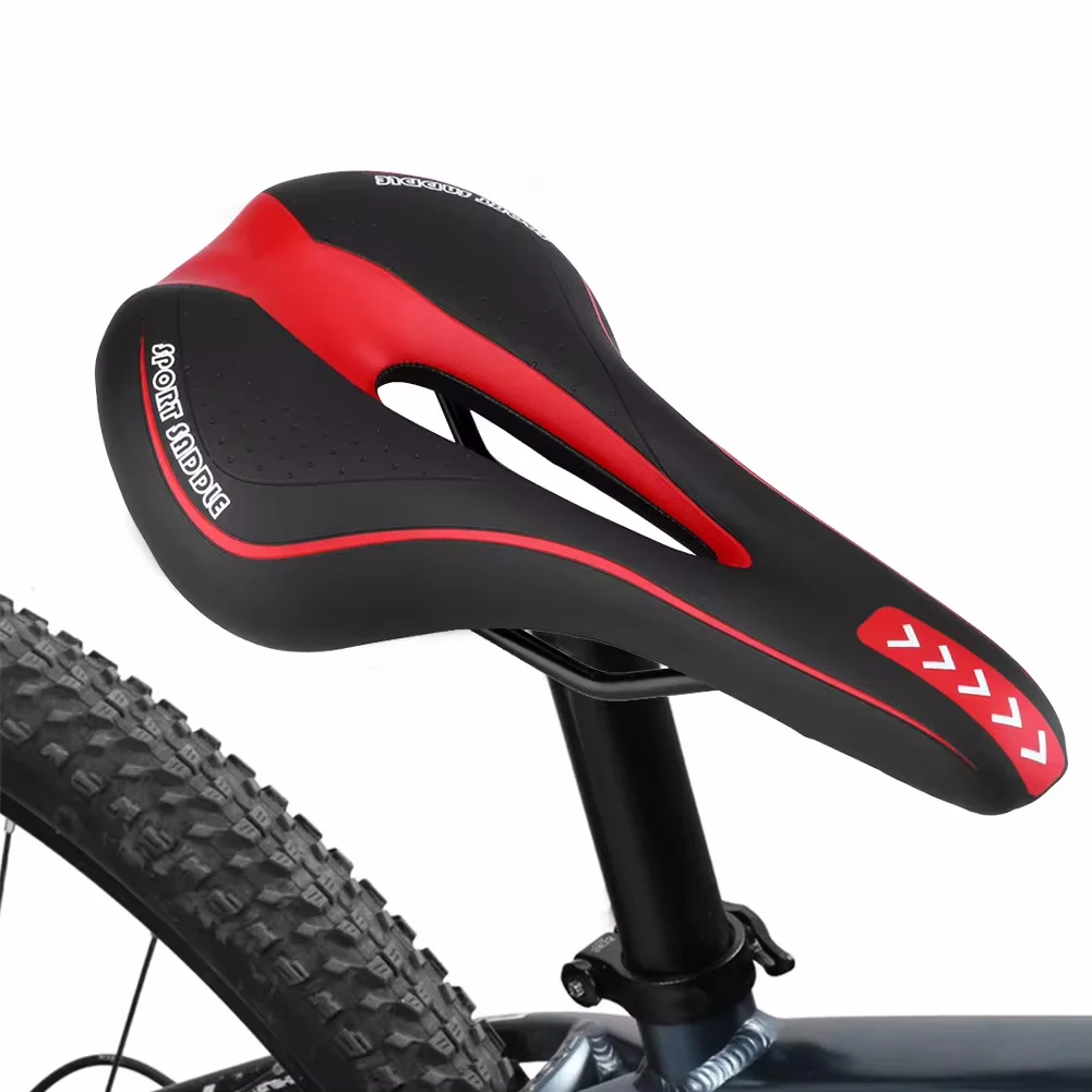 Gel Comfort Bicycle Saddle for Men and Women - Ergonomic Mountain & Road Bike Seat